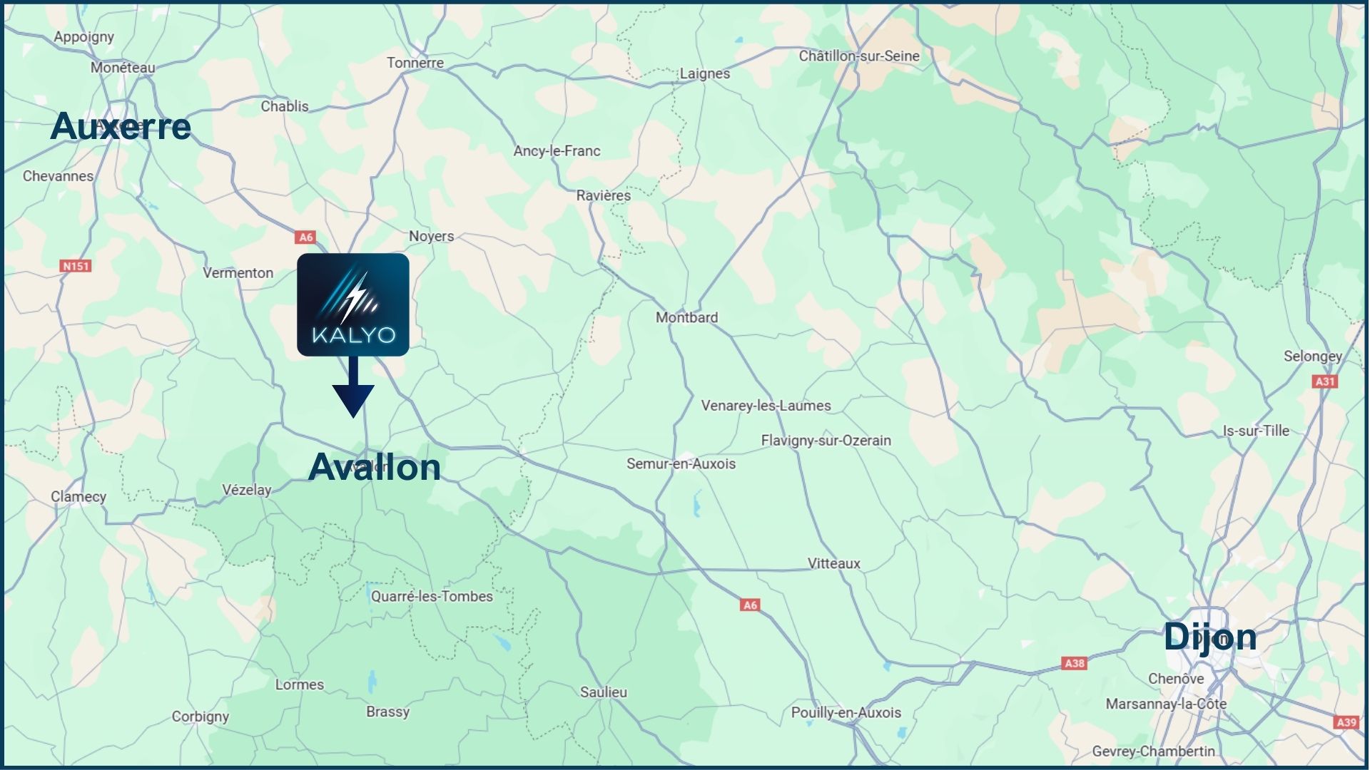 Emplacement Centre de formation Kalyo spécialisé en habilitation électrique Auxerre Avallon Dijon Bourgogne